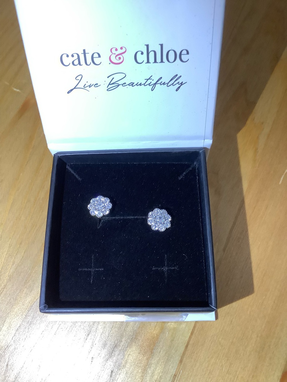 Cate & Chloe ~ flower stud earrings
